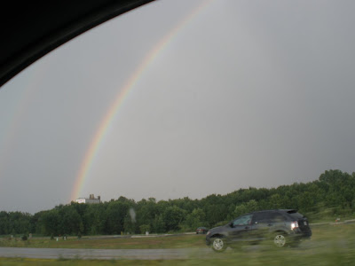 A rainbow on the trip to Sheboygan